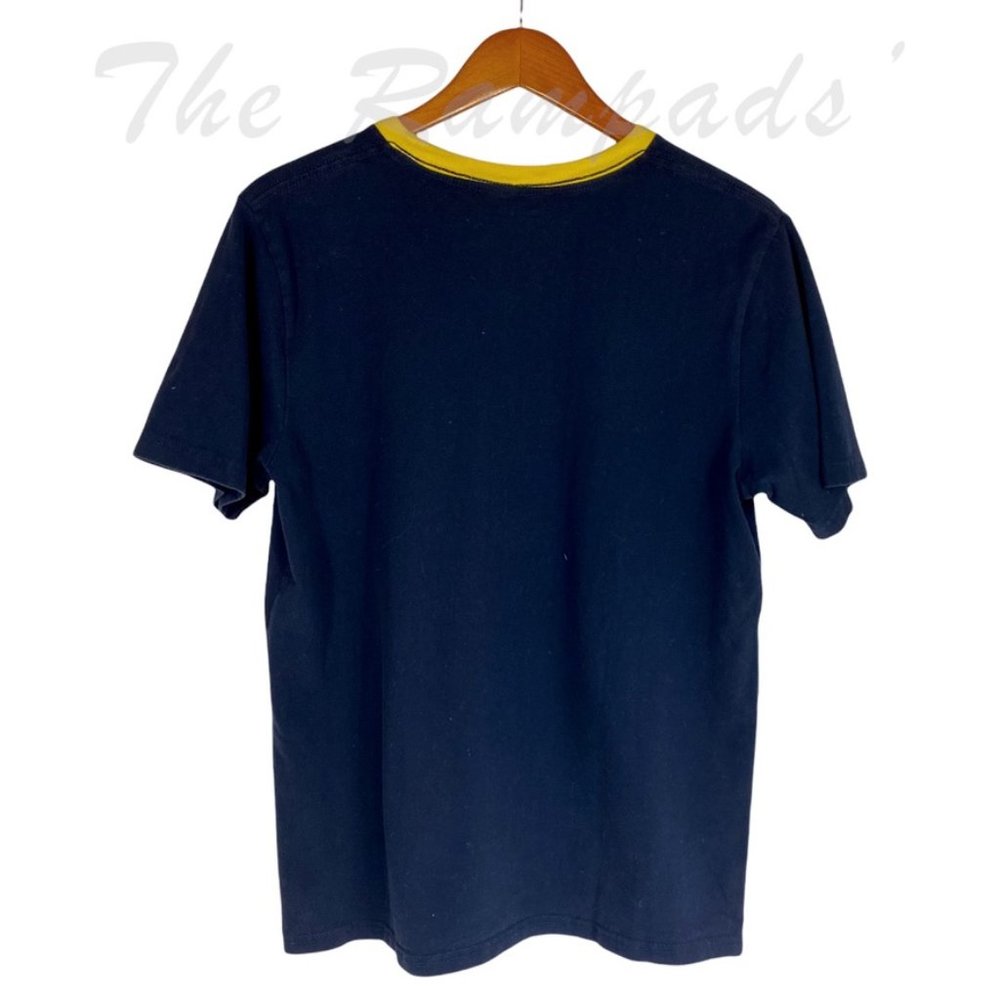 Gap Kids Navy Blue with Yellow Outline Graphic T-shirt Size XXL (14-16) - Picture 3 of 6